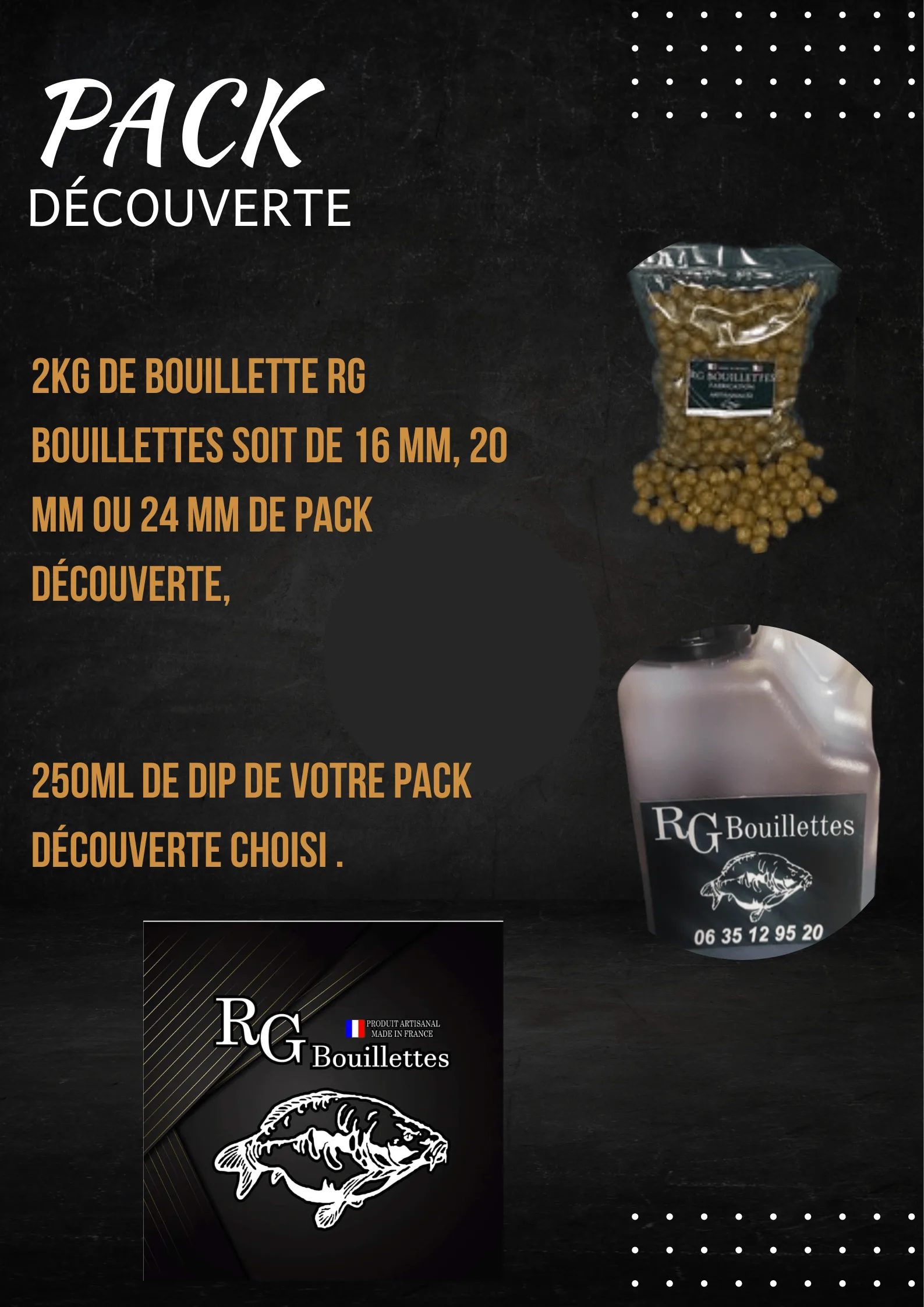 Pack Decouverte Produit - Rg Bouillettes